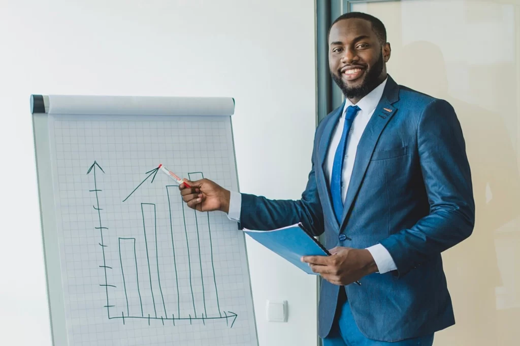 Corporate Training Man in Suit 1