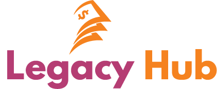 The Legacy Hub Logo Transparent On Black