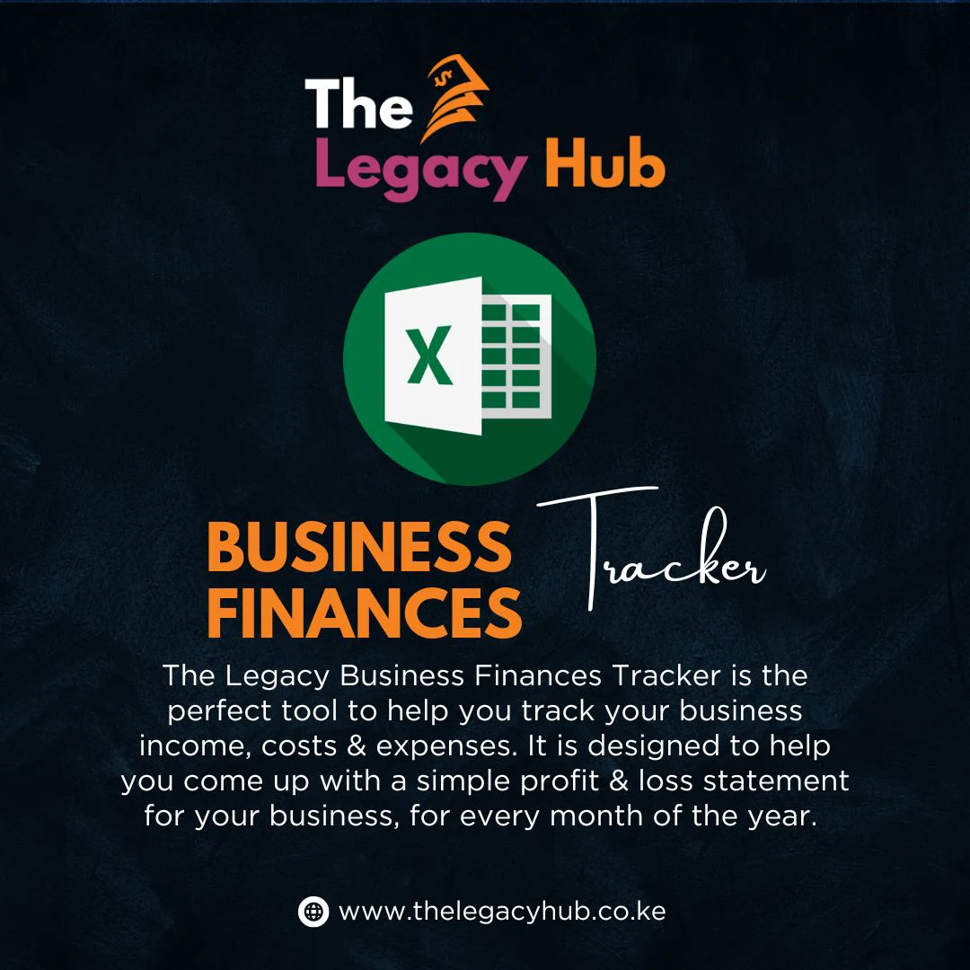Business Finances Tracker Poster