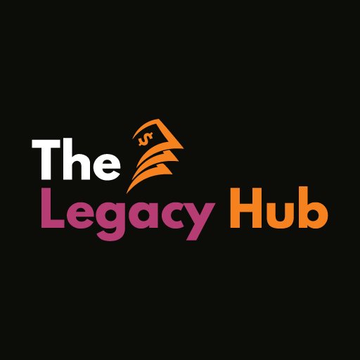 The Legacy Hub Logo Final on Black