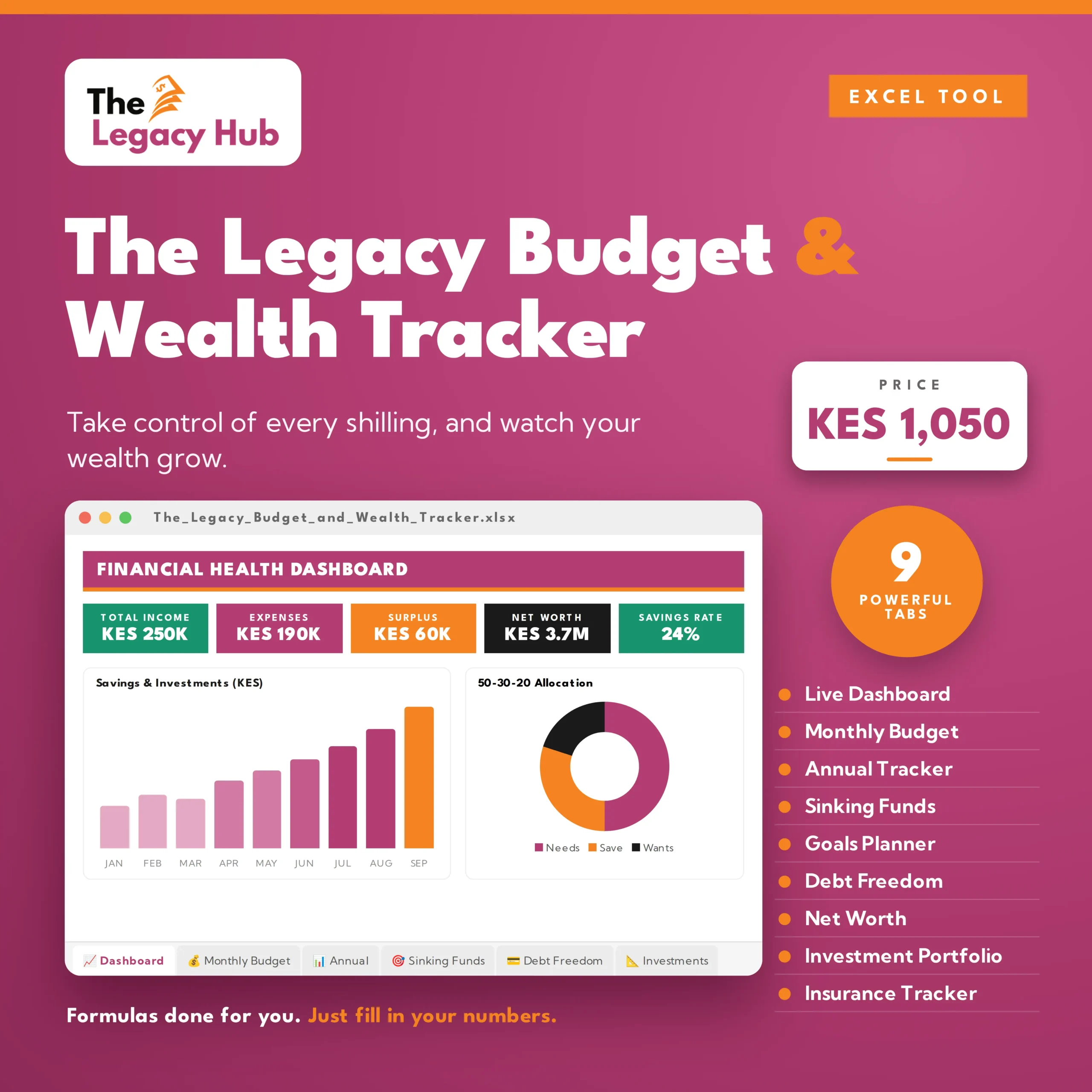 Budet & Wealth Tracker Thumbnail